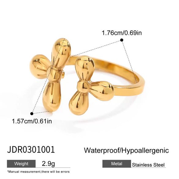 Wholesale Stainless Steel Geometric And Floral Earrings With Electroplating Women's Style