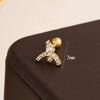 Wholesale Stainless Steel Geometric And Heart Shape Electroplated Women's Earrings