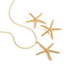 Wholesale Stainless Steel Geometric Animal Style Electroplated Starfish Earrings For Women