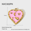 Wholesale Stainless Steel Geometric Animal Zodiac Pattern Electroplated Spring Clasp Chain Necklace For Women