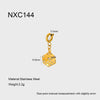 Wholesale Stainless Steel Geometric Animal Zodiac Pattern Electroplated Spring Clasp Chain Necklace For Women