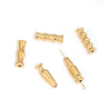 Wholesale Stainless Steel Geometric Bamboo Pattern Loose Beads For Diy Handmade Jewelry Accessories