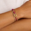 Wholesale Stainless Steel Geometric Bangle Bracelet Electroplated Simple Style Unisex