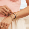 Wholesale Stainless Steel Geometric Bangle Bracelet Electroplated Simple Style Unisex