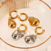 Wholesale Stainless Steel Geometric Baroque Pendant Earrings With Electroplating Ins Style For Women