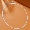 Wholesale Stainless Steel Geometric Blade Chain Necklace 18K Goldplated For Women Trendy Simple Original Design Jewelry