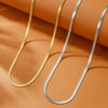 Wholesale Stainless Steel Geometric Blade Chain Necklace 18K Goldplated For Women Trendy Simple Original Design Jewelry