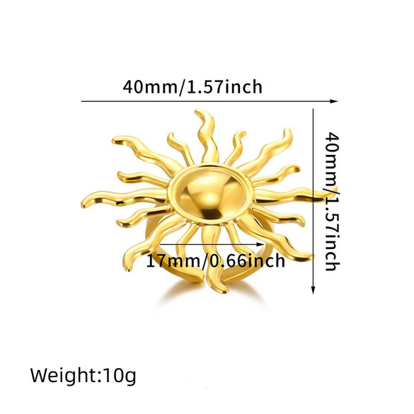 Wholesale Stainless Steel Geometric Bow Ring Jewelry With Electroplating For Women
