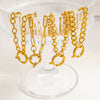 Wholesale Stainless Steel Geometric Bracelet Chain Electroplated 18K Real Gold For Women