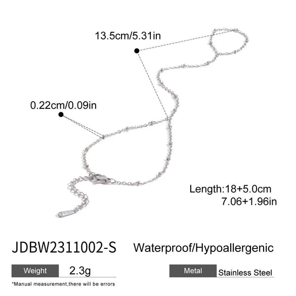 Wholesale Stainless Steel Geometric Bracelet For Women With Electroplating Design
