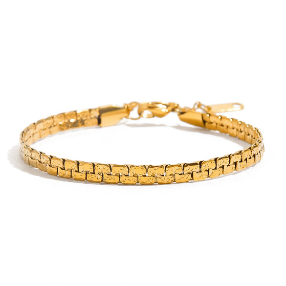 Wholesale Stainless Steel Geometric Bracelets For Girls With Electroplating Light Luxury And High End Style
