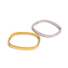 Wholesale Stainless Steel Geometric Buckle Bracelet 18K Gold Plated Electroplated Jewelry