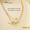 Wholesale Stainless Steel Geometric Butterfly Beach Anklet Multilayer Stacked Unisex Foot Accessories
