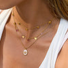 Wholesale Stainless Steel Geometric Butterfly Pendant Necklace Electroplated For Women
