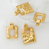 Wholesale Stainless Steel Geometric Creative Simple Light Luxury Niche Design Electroplated Earrings For Women