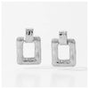 Wholesale Stainless Steel Geometric Creative Simple Light Luxury Niche Design Electroplated Earrings For Women