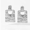 Wholesale Stainless Steel Geometric Creative Simple Light Luxury Niche Design Electroplated Earrings For Women