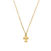 Wholesale Stainless Steel Geometric Cross Clavicle Chain Jewelry With 18K Gold Electroplating For Women
