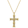 Wholesale Stainless Steel Geometric Cross Pendant Necklace For Women And Men