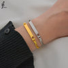 Wholesale Stainless Steel Geometric Curved Love Bracelet Jewelry