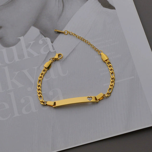 Wholesale Stainless Steel Geometric Curved Love Bracelet Jewelry