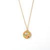 Wholesale 316L Stainless Steel Geometric Devil's Eye Pendant Necklace With Electroplating Light Luxury Style