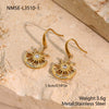 Wholesale Stainless Steel Geometric Diamondencrusted Jewelry Sets For Women With Electroplating Design