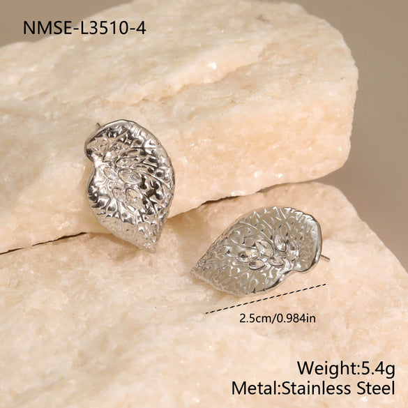 Wholesale Stainless Steel Geometric Diamondencrusted Jewelry Sets For Women With Electroplating Design