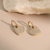 Wholesale Stainless Steel Geometric Diamondencrusted Jewelry Sets For Women With Electroplating Design