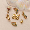 Wholesale Stainless Steel Geometric Diamondencrusted Pendant For Women