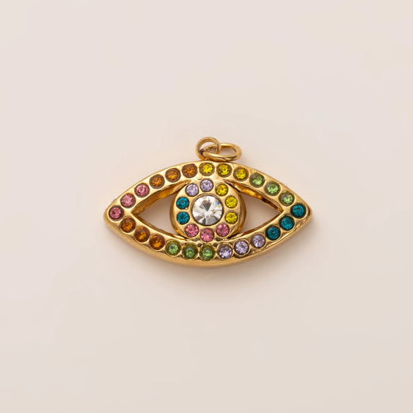 Wholesale Stainless Steel Geometric Diamondencrusted Pendant For Women