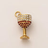 Wholesale Stainless Steel Geometric Diamondencrusted Pendant For Women