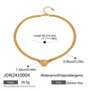 Wholesale Stainless Steel Geometric Diamondencrusted Retro Light Luxury Clavicle Chain Necklace With Electroplating For Women