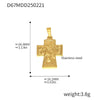 Wholesale Stainless Steel Geometric Diy Pendant Jewelry With 18K Gold Plating