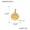 Wholesale Stainless Steel Geometric Diy Pendant Jewelry With 18K Gold Plating
