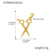 Wholesale Stainless Steel Geometric Diy Pendant Jewelry With 18K Gold Plating