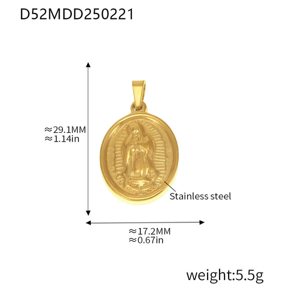 Wholesale Stainless Steel Geometric Diy Pendant Jewelry With 18K Gold Plating