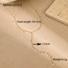 Wholesale Stainless Steel Geometric Dopamine Necklace With 18K Gold Color Electroplating For Women