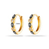 Wholesale Stainless Steel Geometric Dripping Oil Style Pierced Earrings