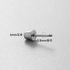 Wholesale Stainless Steel Geometric Ear Nails Screw Rod With Ball Round Pie Ear Plug Spiral Ear Needle Accessories