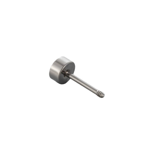 Wholesale Stainless Steel Geometric Ear Nails Screw Rod With Ball Round Pie Ear Plug Spiral Ear Needle Accessories