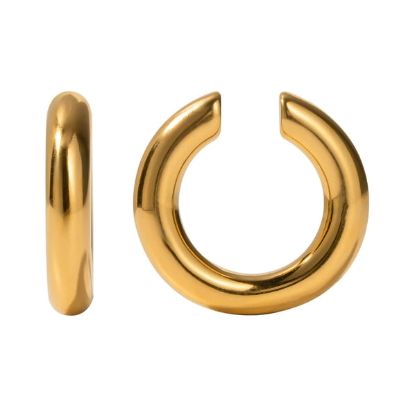 Wholesale Stainless Steel Geometric Earrings Electroplated For Women