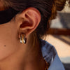 Wholesale Stainless Steel Geometric Earrings Electroplated Jewelry For Women