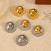 Wholesale Stainless Steel Geometric Earrings For Women Highend Electroplated