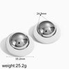 Wholesale Stainless Steel Geometric Earrings For Women Highend Electroplated