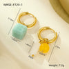 Wholesale Stainless Steel Geometric Earrings For Women With Electroplating Treatment