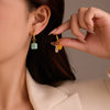 Wholesale Stainless Steel Geometric Earrings For Women With Electroplating Treatment
