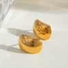 Wholesale Stainless Steel Geometric Earrings For Women With Electroplating