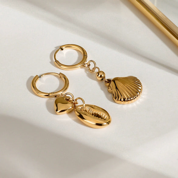 Wholesale Stainless Steel Geometric Earrings Light Luxury Highend Electroplating Jewelry For Women