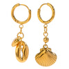 Wholesale Stainless Steel Geometric Earrings Light Luxury Highend Electroplating Jewelry For Women
